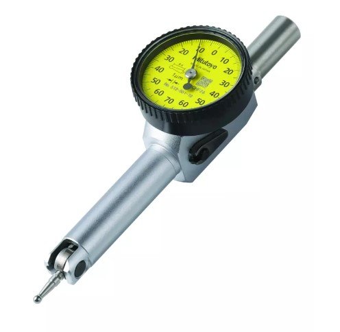 Mitutoyo 513-503-10T | Dial Test Indicator | Pocket Type | Series 513 | Full Set | Swivel Clamp | Stem 4/8 mm | Graduation 0.002 mm | Range 0.2 mm - generaltechuae