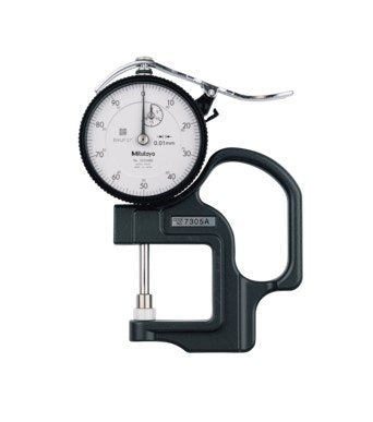 Mitutoyo 7305A | Dial Indicator Thickness Gauge | Series 7 | Graduation 0.01mm | Accuracy ±20 ¼m | Range 0 to 20mm