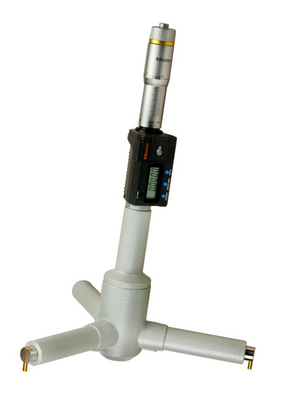 Mitutoyo 468-280 Digimatic Holtest Three-Point Bore Micrometer, Range 10 - 11" (254 - 279.4 mm) - generaltechuae