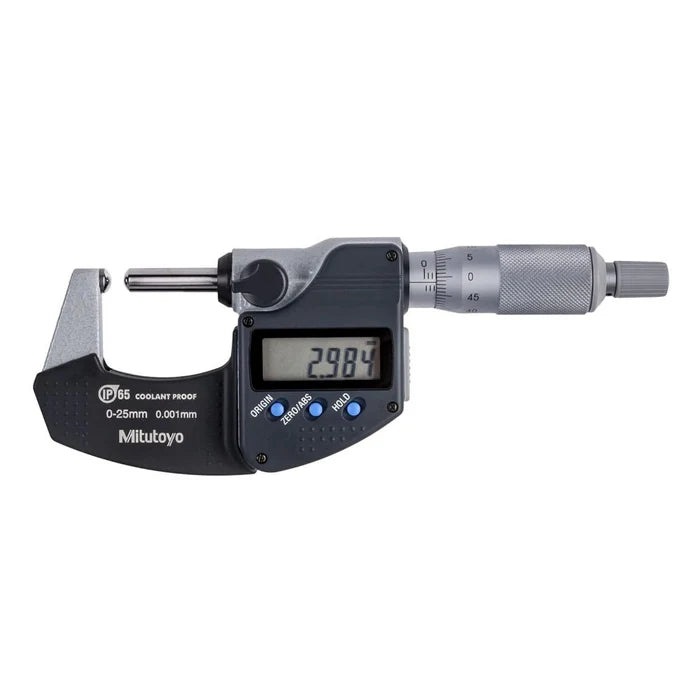 Mitutoyo 395-271-30 Spherical Face Digital Micrometer, Range 0-25mm - generaltechuae