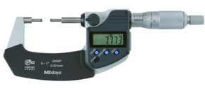 Mitutoyo 331-352-30 Digital Spline Micrometer IP65 Inch/Metric, 1-2", 3mm Measuring Face - generaltechuae