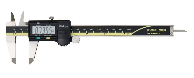 Mitutoyo 500-171-30 Digital ABS AOS Caliper Inch/Metric, 0 - 150 mm (0 - 6") - generaltechuae