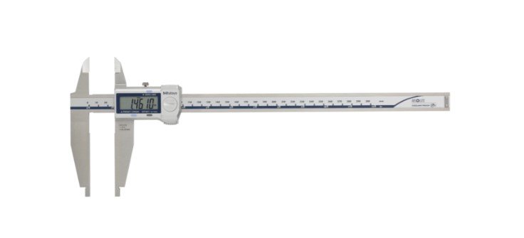 Mitutoyo 551-341-20 | Digital ABS Caliper | Nib Style/Std. Jaws | Series 551 | Offset 0.4 Inch | Digital Step 0.0005 Inch | With Data Output | Range 0 to 12 Inch | Weight 400 g - generaltechuae