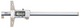 Mitutoyo 571-265-20 Digital Coolant Proof Hook End Depth Gauge 10 - 210 mm (0 - 200 mm) / .4 - 8.4" (0 - 8") - generaltechuae