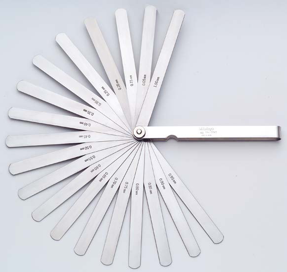 Mitutoyo 184-303S Feeler Gauge 28 Leaves 0.05-1mm - generaltechuae