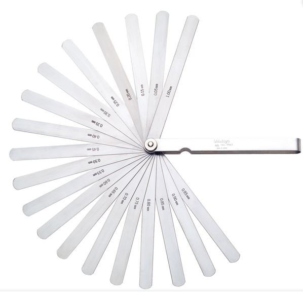 Mitutoyo 184-304S Feeler Gauge 20 Leaves 0.05-1mm - generaltechuae