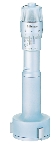 Mitutoyo 368-772, 3-Holtest (Type II) Three-Point Bore Micrometer Economy Type, Range 75 - 88 mm, Graduation 0.005 mm - generaltechuae