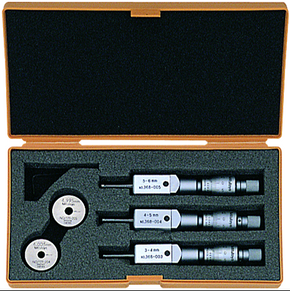 Mitutoyo 368-907 2-Point Internal Micrometer Holtest Set 3-6mm (3 pcs.) - generaltechuae