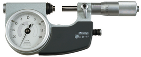 Mitutoyo 510-131 Indicating Micrometer with Button Right 0-1" - generaltechuae