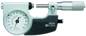 Mitutoyo 510-134 Indicating Micrometer with Button Left 3-4" - generaltechuae