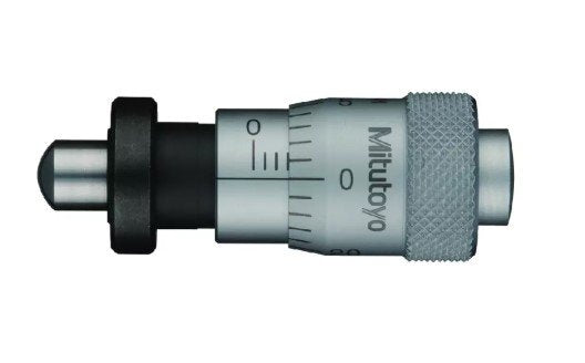 Mitutoyo 148-323 | Micrometer Head | Clamp Nut | Spherical Spindle | Series 148 | Graduation 0.01mm | Accuracy 0.002mm | Range 0 to 6.5mm - generaltechuae