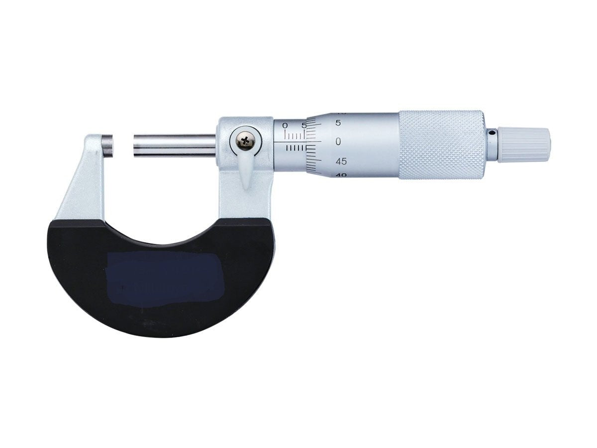Mitutoyo 102-304 | Economy Micrometer | Range 75 - 100 mm, Graduation 0.01 mm | Ratchet stop - generaltechuae