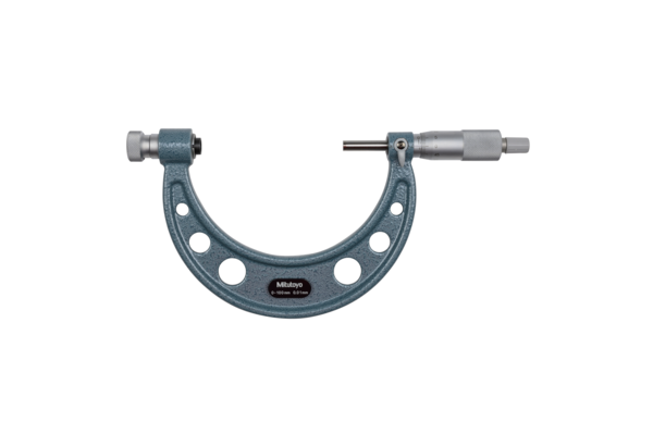 Mitutoyo 104-139A | Interchangeable Anvil Micrometer | Range 0 - 100 mm Metric | Graduation 0.01 mm - generaltechuae