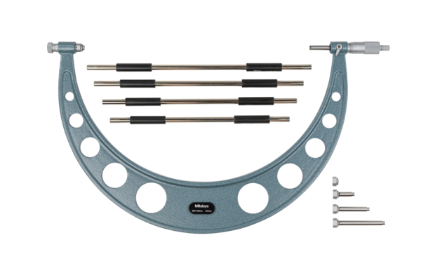 Mitutoyo 104-142A | Interchangeable Anvil Micrometer | Range 300 - 400 mm Metric | Graduation 0.01 mm - generaltechuae