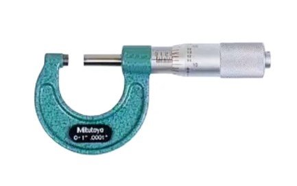 Mitutoyo 103-133 | Outside Micrometer | Series 103 | Graduation 0.01mm | Accuracy ±0.002mm | Range 0 to 25mm - generaltechuae