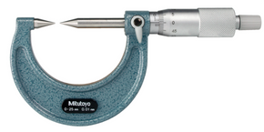 Mitutoyo 112-153 Point Micrometer with Hardened Tip 0-25mm, 15° Tip - generaltechuae