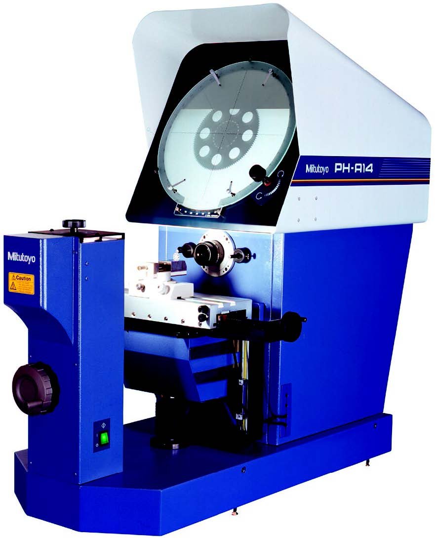 Mitutoyo 172-810 | PH-A14 Vertical Profile Projector 13 Screen |203 mm X 102 mm XY - generaltechuae