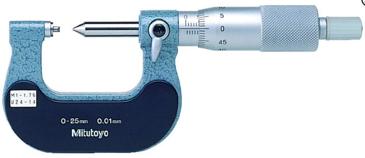 Mitutoyo 125-111 Screw Thread Micrometer
50-75mm, 0.6-0.9mm/44-28TPI - generaltechuae