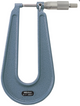 Mitutoyo  118-112 Sheet Metal Micrometer 1-2", Flat Anvil/Spindle, 6" Throat - generaltechuae