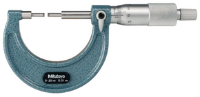 Mitutoyo 111-119 Spline Micrometer 100-125mm, 3mm Measuring Face - generaltechuae