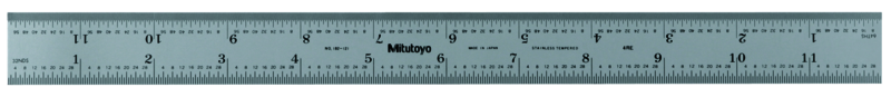 Mitutoyo 12, Inch Steel Rule - generaltechuae