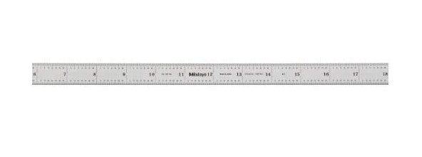 Mitutoyo 182-261 | Steel Rule | Fully-Flexible Rule | Series 182 | Accuracy ±0.006 inch | Width 0.75 inch | Range 0 to 24 inch - generaltechuae