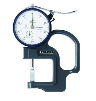Mitutoyo 7315 Dial Indicator Thickness Gauge 0-10mm, 0.01mm, Groove Depth - generaltechuae