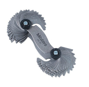 Mitutoyo 188-151 | Pitch Gauge | Series 188 | Number of Leaves 51 Leaves | Measuring Range 0.4 to 7mm or 4 to 42 TPI