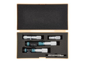 Mitutoyo 133-901 Tubular Inside Micrometer Set 50-150mm, (4 pcs.) - generaltechuae