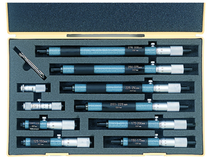 Mitutoyo 133-902 Tubular Inside Micrometer Set 50-300mm, (10 pcs.) - generaltechuae