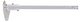 Mitutoyo 530-115 Vernier Caliper 0 - 300 mm (0 - 12"), Graduation 0.05 mm (1/128") - generaltechuae