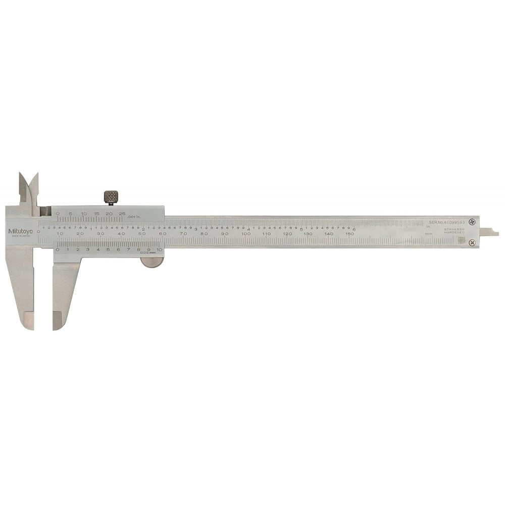 Mitutoyo 530-312 High Accuracy Vernier Caliper 0-150mm / 0-6",Graduation 0.02 mm (.001")