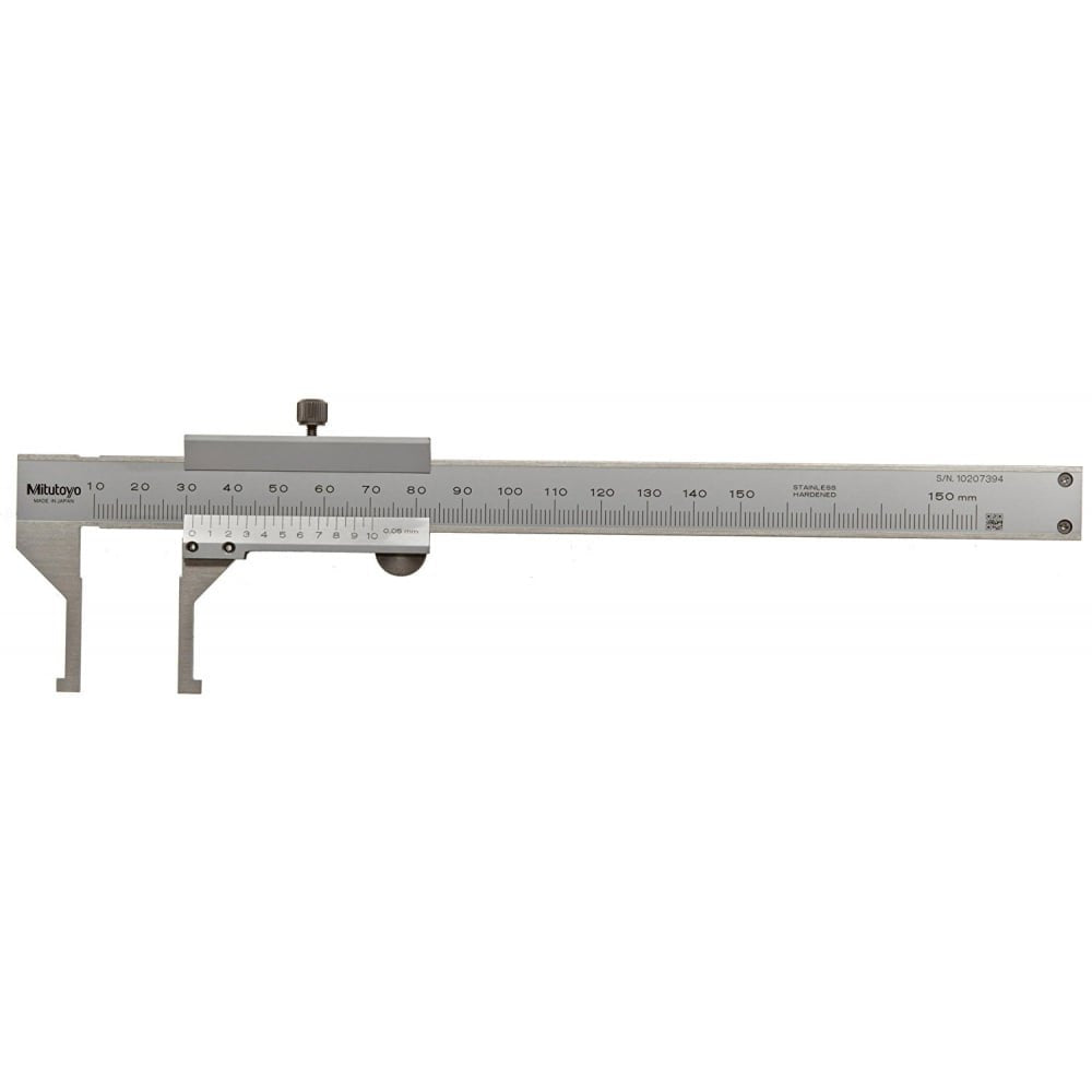 Mitutoyo 536-145 Inside Groove Caliper 10-150mm, Graduation 0.05 mm