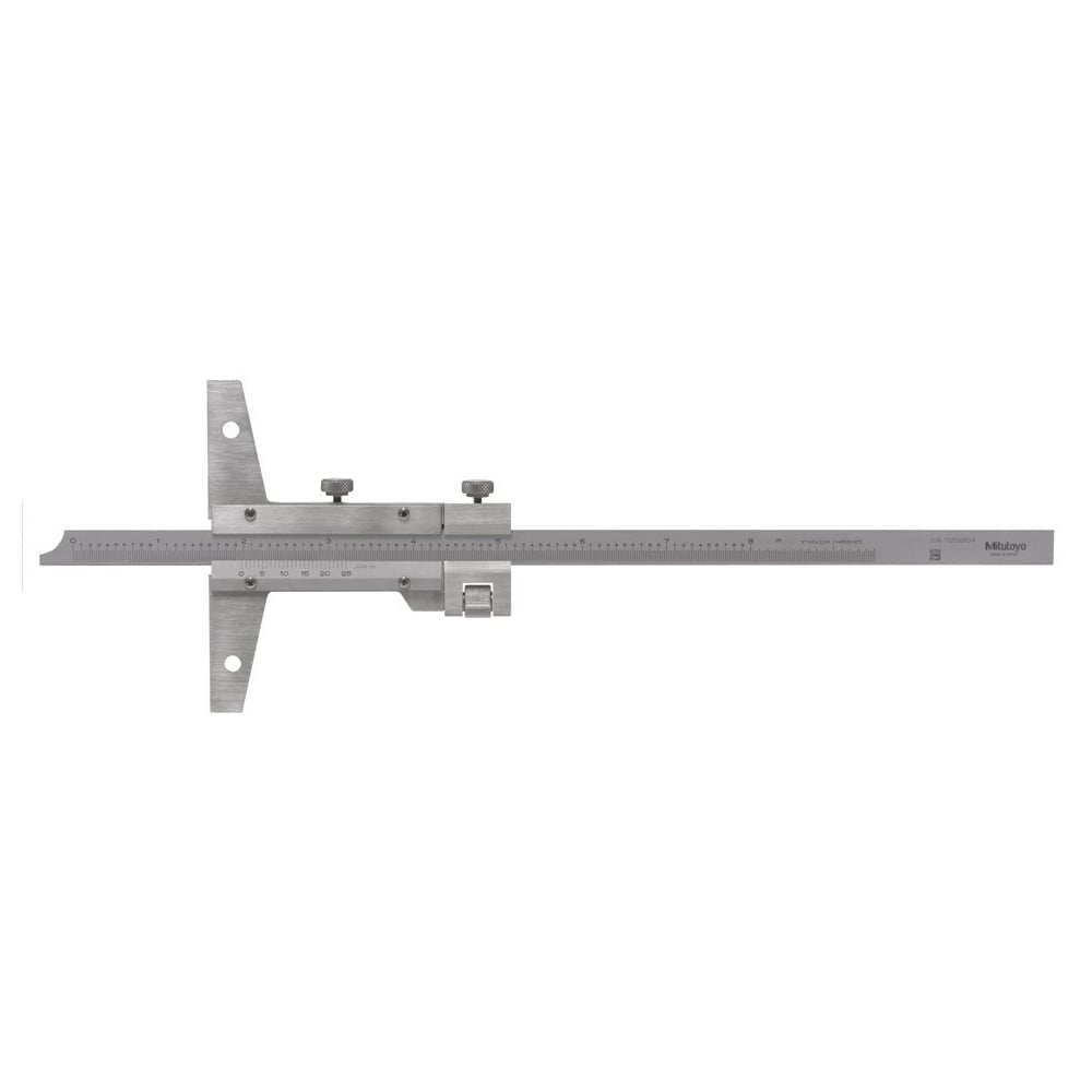 Mitutoyo 527-112 Vernier Depth Gauge 0-8", Graduation .001" - generaltechuae