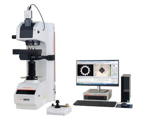 Mitutoyo 810-443-11-DSET | Fully Automatic Vickers Hardness Testing Machine | HV-110 D-Type Set | Operation Temperature 5 to 40°C | Vibration Frequency 10Hz or Lower | Mass 73.9 kg
