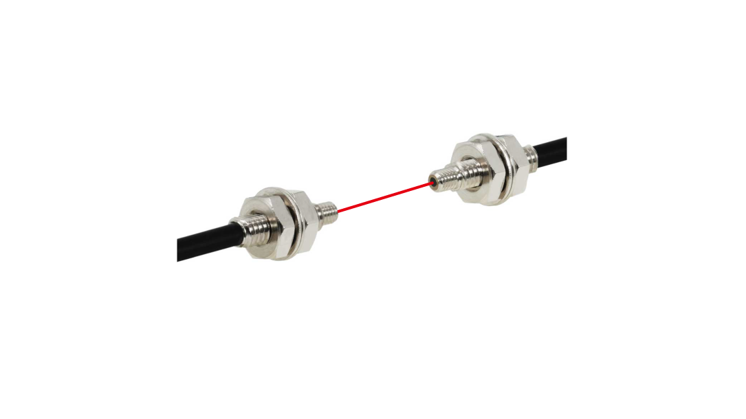 OPTEX FA NF-TK77 | Through-Beam Fibre Optic Cable | M4, Lens attachable, Free-Cut