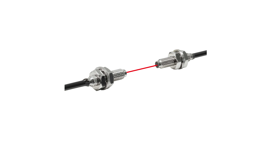 OPTEX FA NF-TM4-H15 | Heat-Resistant Through-Beam Fibre Optic Cable | M4, Lens Attachable, Free-Cut