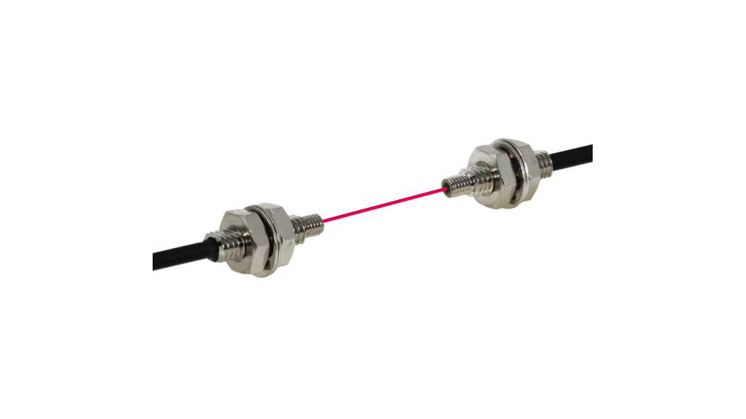 OPTEX FA NF-TR01 | Through-Beam Fibre Optic Cable | M4, Lens attachable, Free-Cut