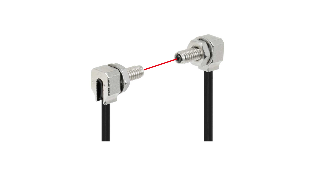 OPTEX FA NF-TR09 | Through-Beam Fibre Optic Cable | M4, Nut type, Free-Cut