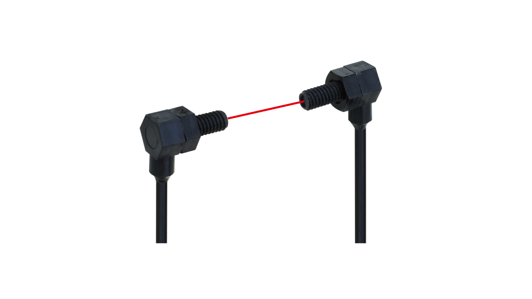 OPTEX FA NF02-TK | Through-Beam Fibre Optic Cable | M4, Nut type, Free-Cut