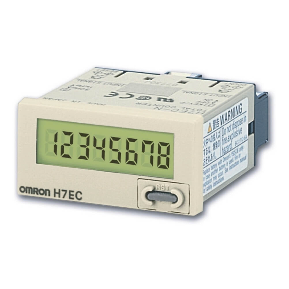 Omron H7ET-N, H7E Timer, 7 Digit LCD, 4.5 → 30 V dc
