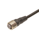 Omron XS2F-M12PUR4S5M, Straight Female 4 way M12 to Unterminated Sensor Actuator Cable, 5m