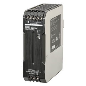 Omron S8VK-C12024, S8VK-C Switched Mode DIN Rail Power Supply, 100 → 240 V ac / 90 → 350V dc ac, dc Input, 24V dc dc