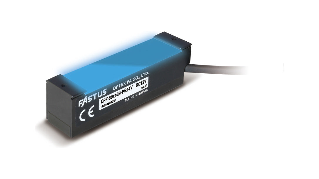 OPTEX FA OPF-50x15B-PS | Narrow Directivity LED Backlight | Blue, 2.6 W, 12 VDC
