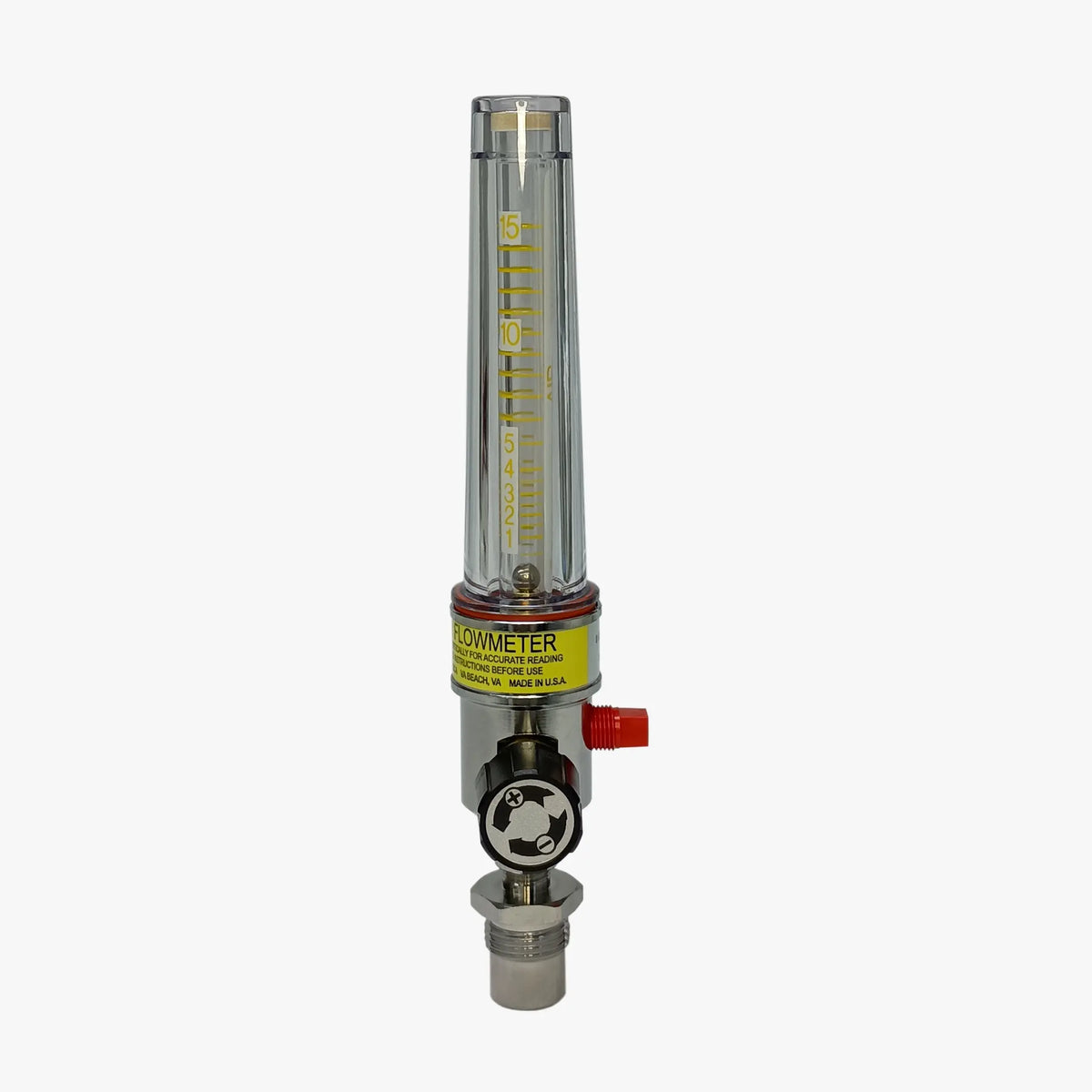 CONCOA 8052295-01-1 | 2000 Series Medical Air Flowmeter | 1-15 LPM, Diamond Long Inlet, DISS 1240