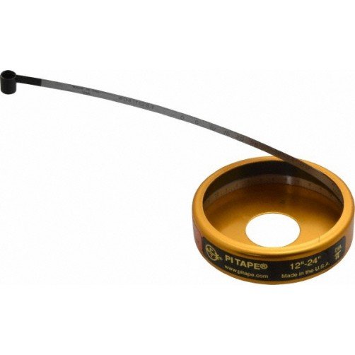 Pi tape 0.001 inch Graduation, 24 - 36 inch Measurement, Stainless Steel Diameter Tape Measure - generaltechuae