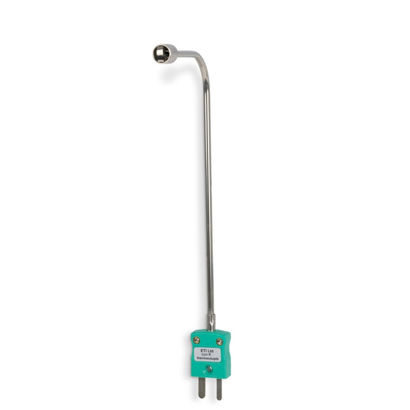 ETI 133-046 | Plug-Mounted Ribbon Surface Probe | 90° Angle, -75 to 250 °C - generaltechuae