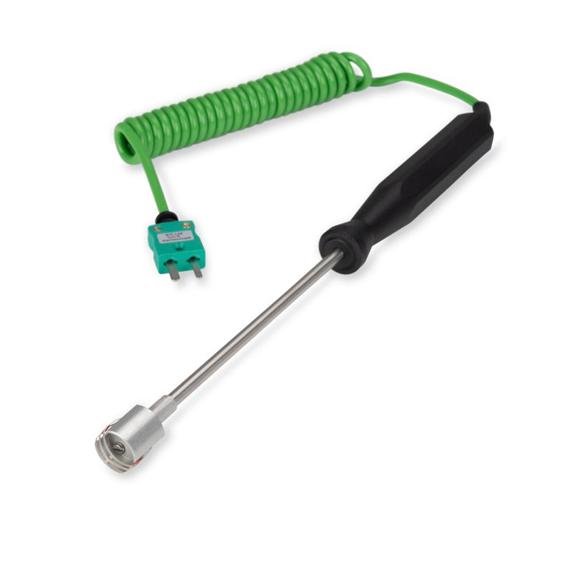 ETI 323-030 | Precision Ribbon Surface Probe | Straight, Coiled Lead, Type K - generaltechuae