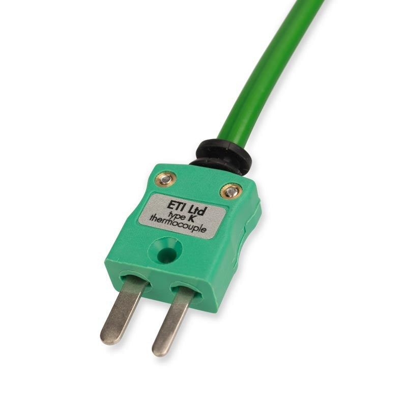 ETI 123-032 | Precision Ribbon Surface Probe | 90° Angle, Straight Lead, Type K - generaltechuae