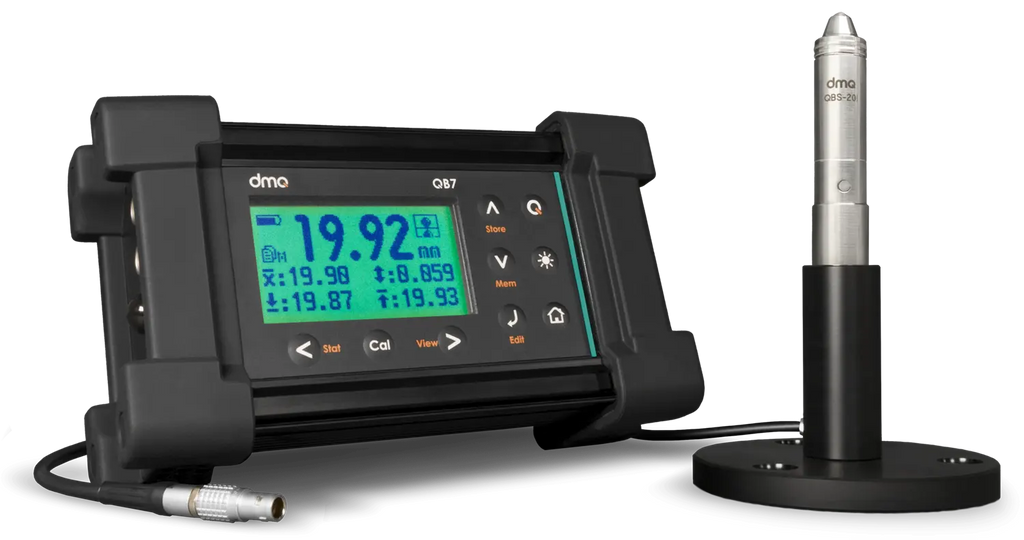 DMQ QB7 R | Hall Effect Thickness Gauge for Rubber | 0–22 mm, measures on rubber - generaltechuae